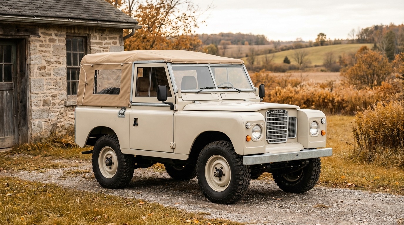 1972 Land Rover Series III EV conversion by Silent Classics