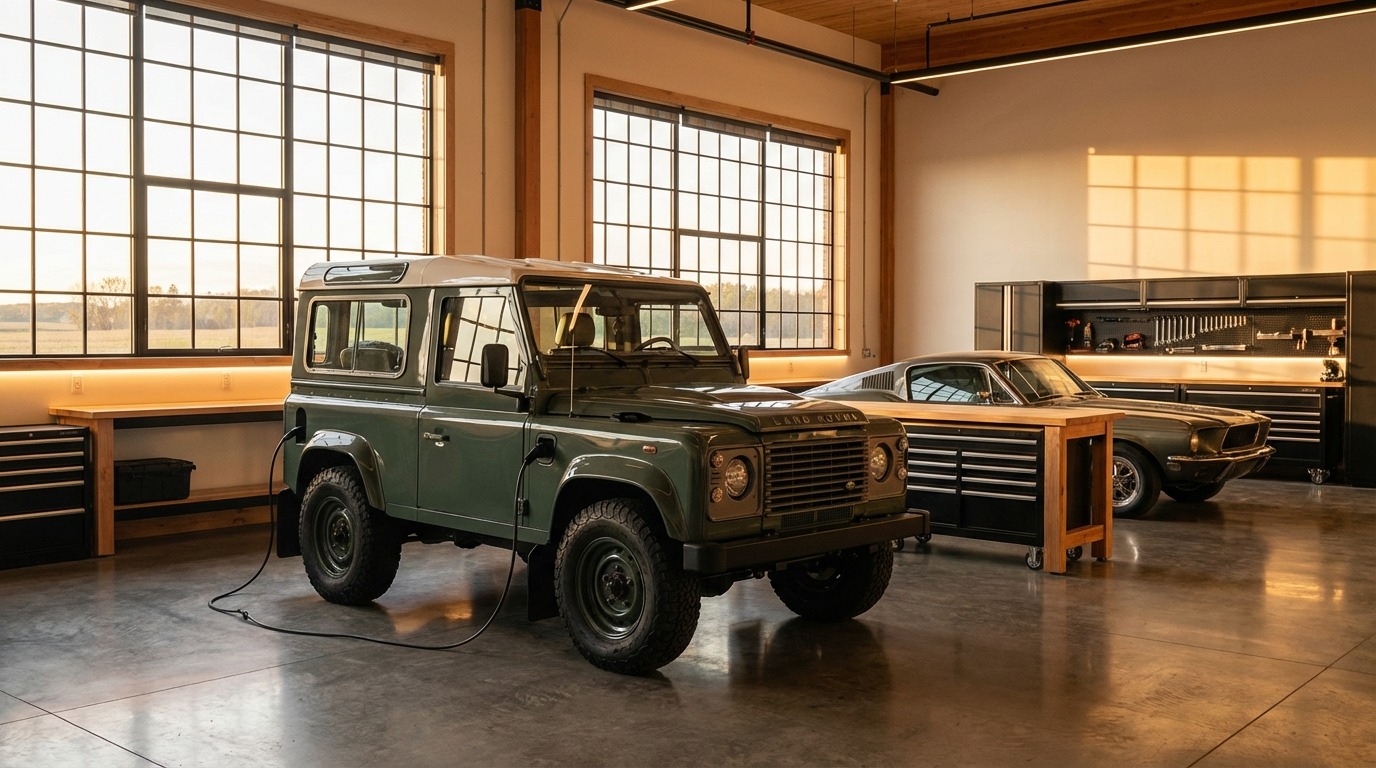 Classic vehicle ready for consultation at Silent Classics