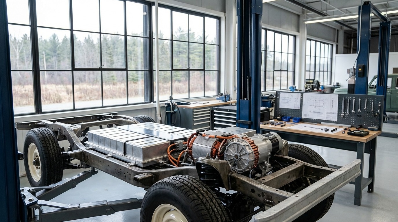 EV conversion battery and drivetrain technology